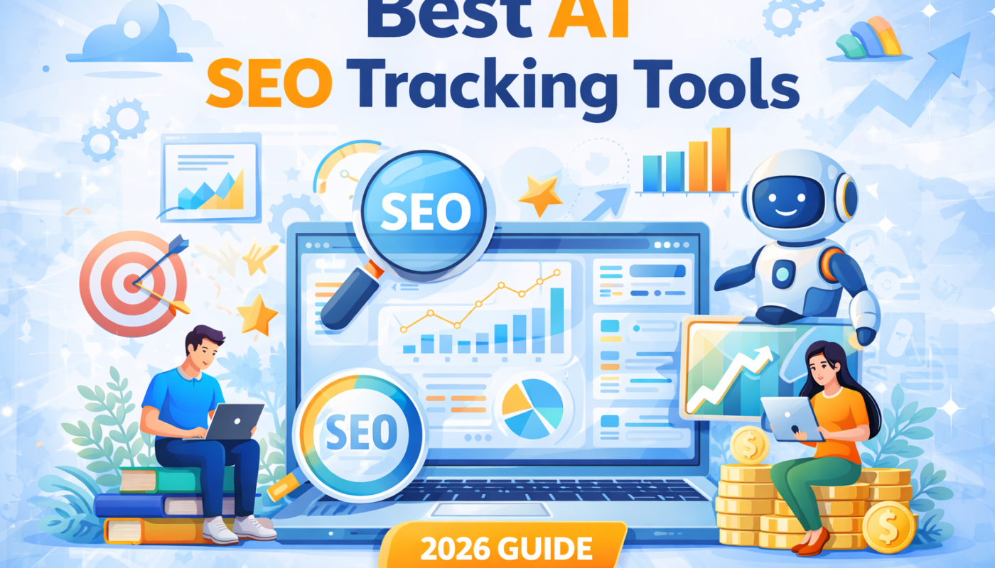 best AI SEO tracking tools dashboard showing keyword rankings and analytics