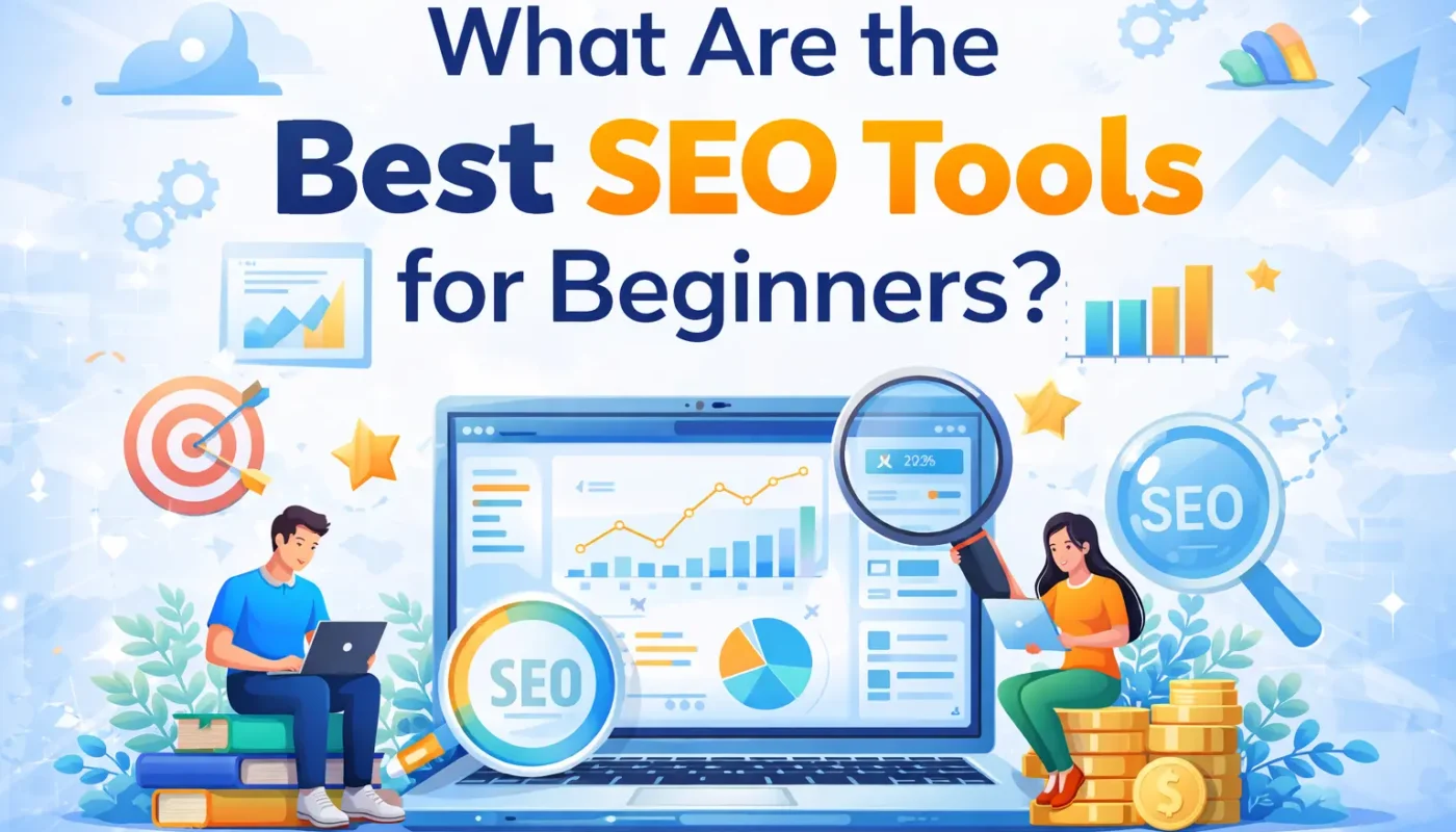 easy SEO tools for beginners with keyword tracking analytics and search ranking improvement dashboard