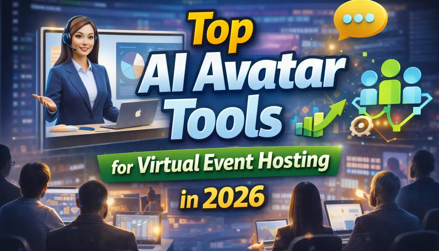 AI avatar fixing low virtual event engagement