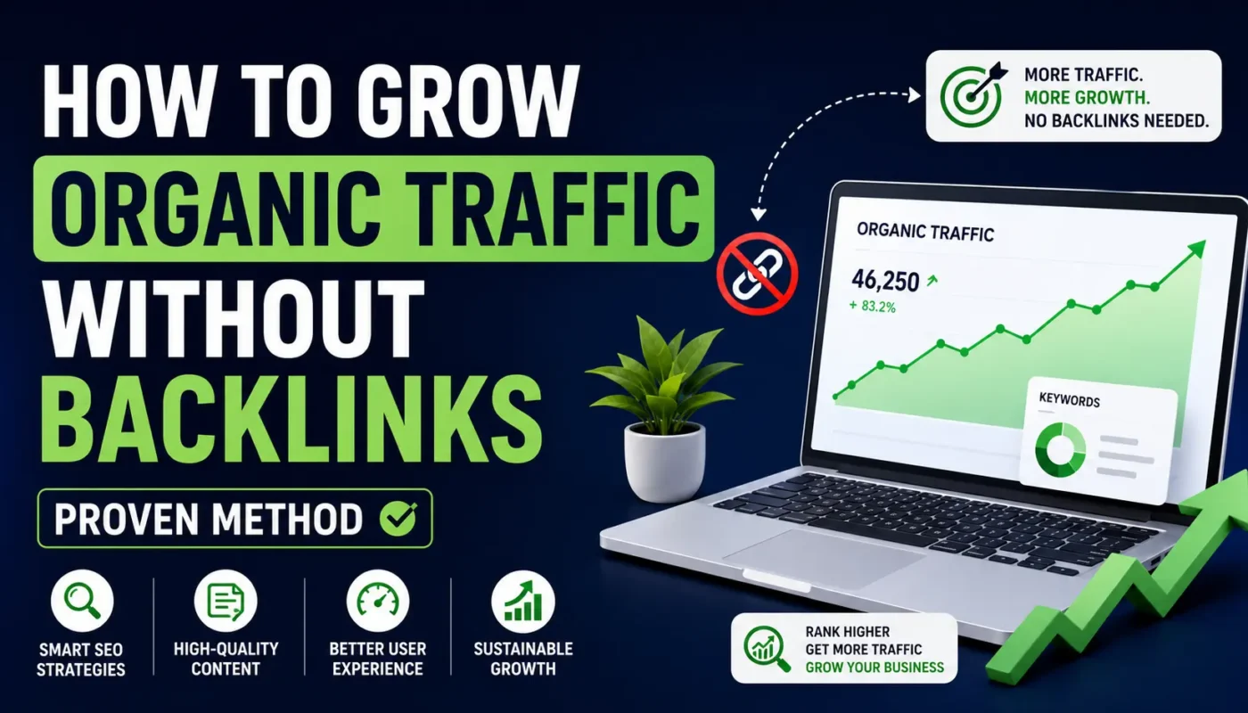 SEO without backlinks strategy to increase organic traffic